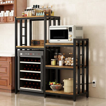 6-Tier Kitchen Baker&#39;s Rack with Power Outlet, Microwave Oven Stand with Storage - $607.49