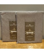 2 JCP Royal Velvet Crushed Voile Rod-Pocket Sheer Panels 50&quot; x 84” Soft ... - €34,06 EUR