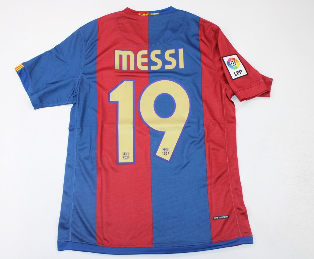 Fc barcelona 2006 2007 jersey shirt messi home short sleeve playera chamarra LFP