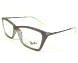 Ray-Ban Eyeglasses Frames RB7022 SHIRLEY 5498 Iridescent Purple Silver 5... - $37.14
