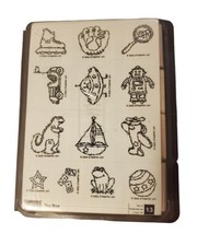 Stampin Up! 2002, Toy Box - Set Of 13 Stamps, New In Box - £17.57 GBP