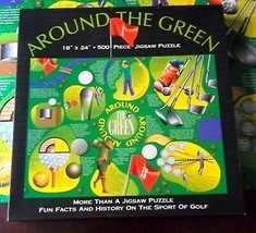 Around the Green History of Golf 500 Pc Jigsaw Puzzle Fun Facts Sports - £15.57 GBP