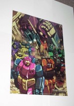 Transformers Poster #10 Optimus Prime vs Shockwave Alex Miline Hot Rod Race Trac - £8.03 GBP