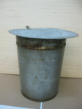 Old Vintage Metal Lidded Sap Bucket - £19.77 GBP