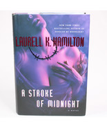 SIGNED A Stroke Of Midnight By Laurell K Hamilton Hardcover Book With DJ... - $129.10 MXN