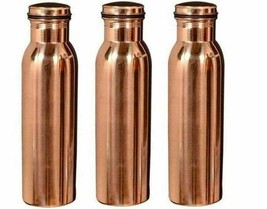 100 % Pure Copper Water Plan Bottle Beautiful 950 ML Joint less Good Health  - £34.75 GBP