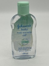 Johnson&#39;s Baby Body Warming Oil with Eucalyptus 100 ml NEW - £26.90 GBP
