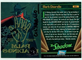 THE SHADOW KNOWS Signed Mark Chiarello OTR PULP Hero Art Trading Card &#39;9... - $12.86