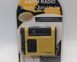 AM/FM Weather Band Radio with Pivoting LED Light New Sealed - $24.18