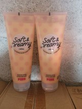 &quot;Victoria&#39;s Secret Soft &amp; Dreamy Body Lotion 8 oz Lot of 2 - Fragrance Set&quot; - £18.86 GBP