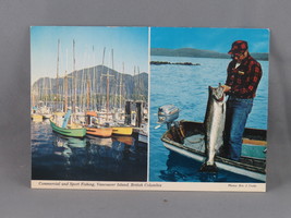 Vintage Postcard - Sport Fishing Vancouver Island Boats - Alex Wilson Pr... - £11.97 GBP