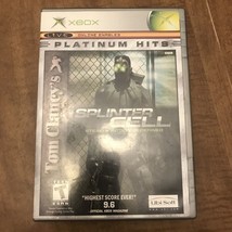 Tom Clancy&#39;s Splinter Cell (Microsoft Xbox, 2002) CIB Complete w/Manual Tested - £4.39 GBP
