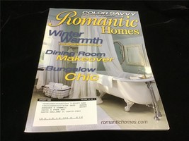 Romantic Homes Magazine January 2006 Winter Warmth, Dining Room Makeover - £9.40 GBP