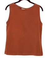 Chico’s Solid Sleeveless Tank Top Cami Shirt Top Copper/Burnt Orange -Sz... - £7.78 GBP