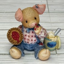 Enesco This Little Piggy 1996 Don&#39;t Worry Be Sloppy 207764 Eating Pie Ice Cream - £6.71 GBP