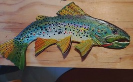 &quot; Young Fall Trout, 15 Inch ,** For Sale**, 2021 New Body Design! - £29.75 GBP