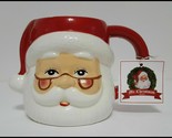 NEW RARE Mr. Christmas Santa Claus Figural Mug 16 OZ Ceramic - $29.99