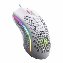 Redragon M808 Storm Lightweight RGB Gaming Mouse, 85g Ultralight Honeyco... - $52.24
