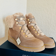 Cole Haan ZeroGrand Explore Upstate Waterproof Shearling Hiking Boot Siz... - £104.13 GBP