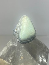 Turquoise ring size 6.25 southwest sterling silver women - $47.52