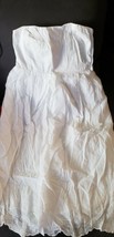 NWOT GAP Women&#39;s White Strapless Dress Size 0 - £39.96 GBP
