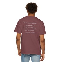 Marcus Aurelius Stoic quote t-shirt “If it is not right…” Philosophy, Wisdom, Mo - $28.66