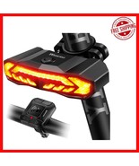 Wireless Remote-Controlled Bike Light with Vibration Alarm &amp; Turn Signals - $57.41