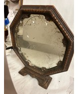 Vintage Victorian octagonal desk table vanity mirror  - £38.72 GBP
