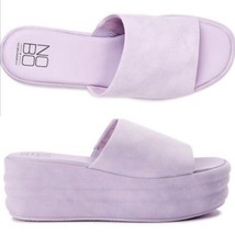 No Boundaries Women&#39;s Flatform Wedge Sandals Pastel Purple Lavender Size... - £13.78 GBP