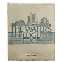 Water&#39;s Edge Museum Restaurant Vintage Matchbook Boston Wharf Full Unuse... - $19.99