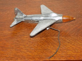 Vintage Hood OrnamentLighted Airplane with Plastic Nose Cone - $4,026.69 MXN