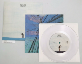 Braid - Kids Get Grids b/w Because I Am - 7&quot; 2015 45 RPM Single, Clear Disc - $12.19