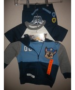 Paw Patrols Boys Toddler Size 2T Blue Sweatshirt Shirt Sweatpants Set NWT - £11.38 GBP