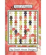 Moda FIELD OF POPPIES Quilt Pattern CHD 1623 By Coach House Designs - £3.12 GBP