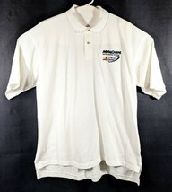 Mirachem Polo Mens 2XL XXL Mechanics Shirt White  - $14.20