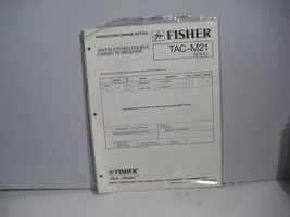 Fisher TAC-M21 Original Service Manual Free Shipping - $1.97