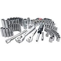 CRAFTSMAN Socket Set, 1/4-Inch &amp; 3/8-Inch Drive, Standard and Metric, 105 Pieces - $131.50