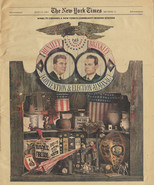 NY Times 7-12-1964 Special Advertising WNBC Huntley Brinkley Convention ... - $233.20 MXN