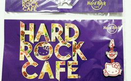 Hello Kitty Hard Rock Cafe Osaka Pin Badge 2014 Sanrio Super Rare - $47.52