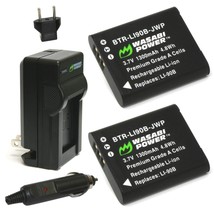 Wasabi Power Battery (2-Pack) and Charger for Olympus LI-90B, LI-92B and... - $31.99