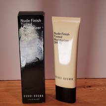 NIB Bobbi Brown Nude Finish  Moisturizer Broad Spectrum SPF 15 Deep Tint 1.7 oz - £35.49 GBP