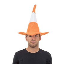 Traffic Cone Hat Hats Unisex One Size - £10.45 GBP