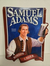Samuel Adams Boston Lager Patriot Metal Beer Bar Sign 13.5 x 17.5 inches - $28.00