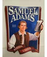 Samuel Adams Boston Lager Patriot Metal Beer Bar Sign 13.5 x 17.5 inches - $38.29 CAD