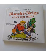 Blanche Neige et les sept nains CD Audiobook Mini Book Learn Teach Frenc... - $267.21 MXN