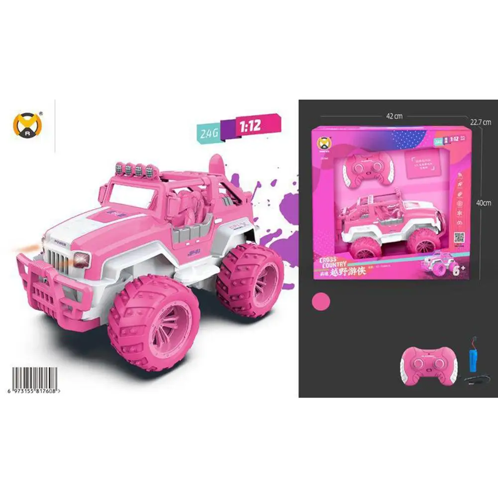 1:12 Wireless Rc Car Toy 2.4g Four-wheel Drive Electric Remote Control Off-road  - $98.18