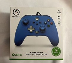 PowerA Enhanced Wired Controller for Xbox - Blue Gamepad Wired Video Controller - £28.02 GBP