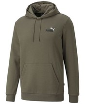 PUMA Mens Embroidered Logo Hoodie Size Small Color Grape Leaf Green - £43.90 GBP