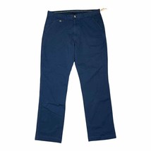 Vintage 1946 Chino Pants Blue Stretch Size 40X34 Washed Stoned Beaten Mens - £20.09 GBP