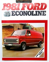 1981	Ford Econoline Advertising Dealer Brochure	4518 - $7.43